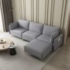 L Shape Sectional Sofa with USB