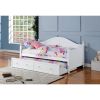 White Twin Daybed with Trundle