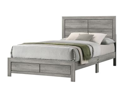 Hopkins - King Bed 1 Box - Gray