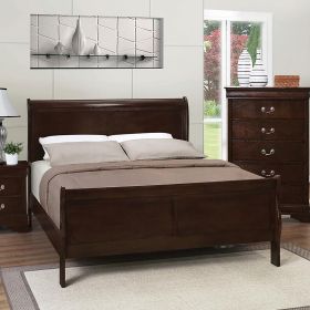 Cappuccino Queen Sleigh Bed