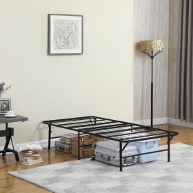 Black Twin Platform Bed