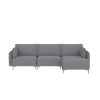 L Shape Sectional Sofa with USB